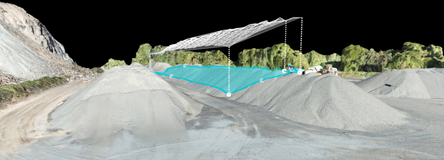 Boral stockpile 3D mapping